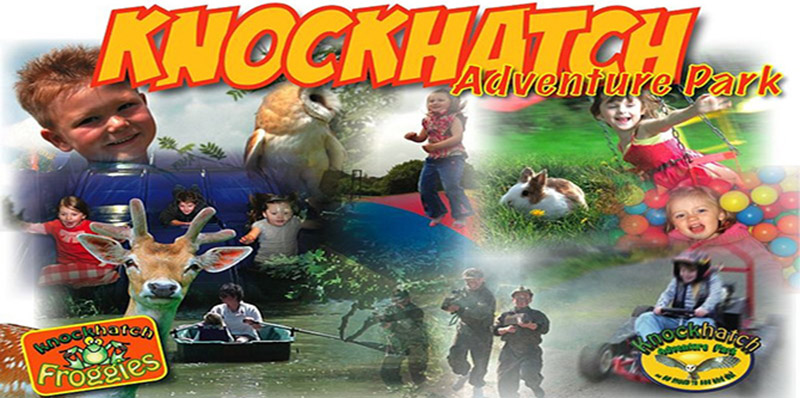 Knockhatch Adventure Park situated close to Pop-up Campsites