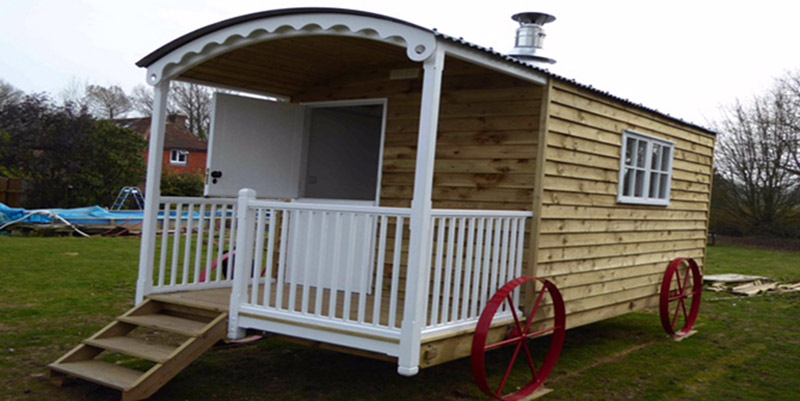 Shepherds Hut hire for camping