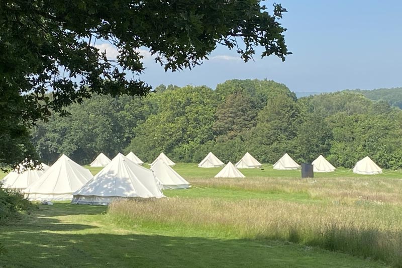 sussex camp site group bookings